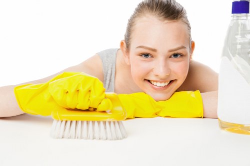 Cleaning shared office kitchen and break areas in Wandsworth