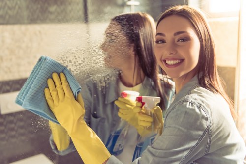 Bin store and shared access area cleaning for a Wandsworth building