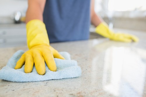 Local technician treating a pet stain on upholstery